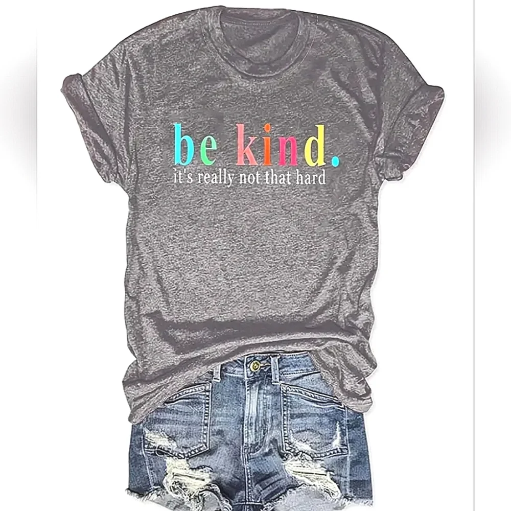 BE KIND.  GRAPHIC TSHIRT TEE. SIZES AVAILABLE - Picture 4 of 6